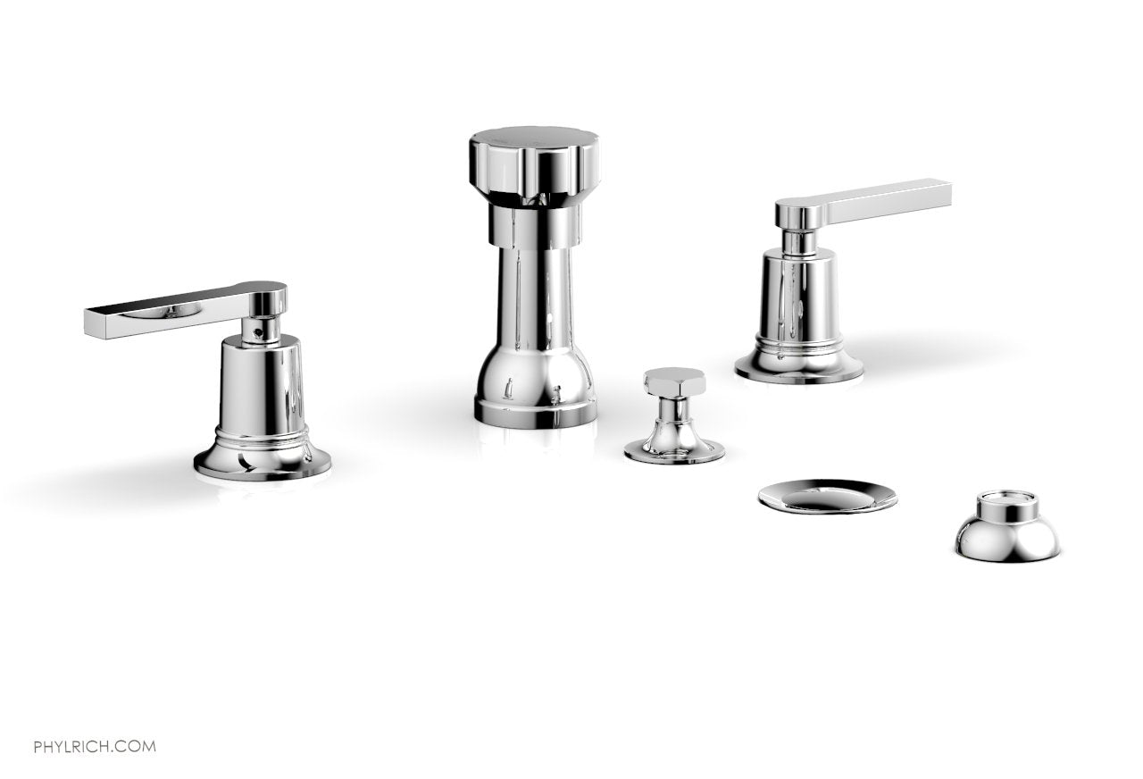 polished chrome bidet set