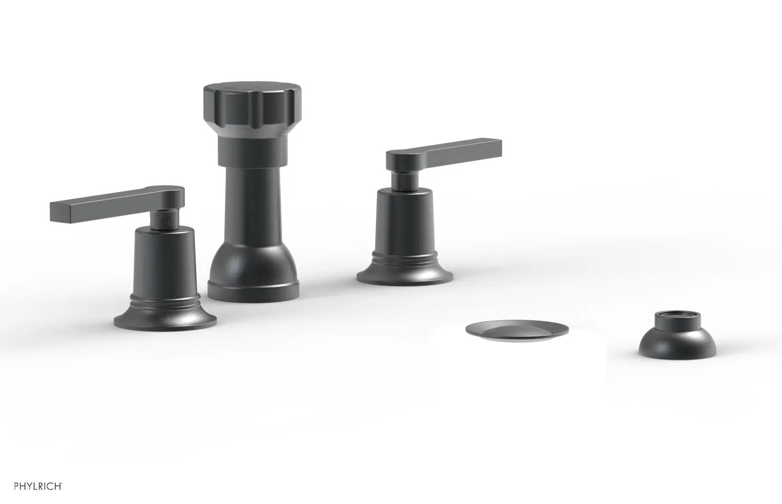 Phylrich HEX MODERN Four Hole Bidet Set - Lever Handles by Phylrich