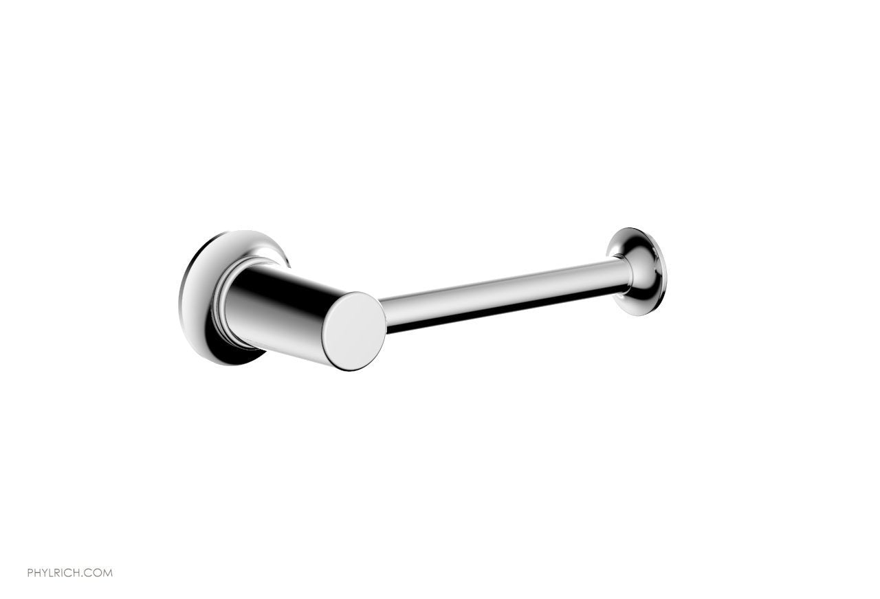 polished chrome paper holder