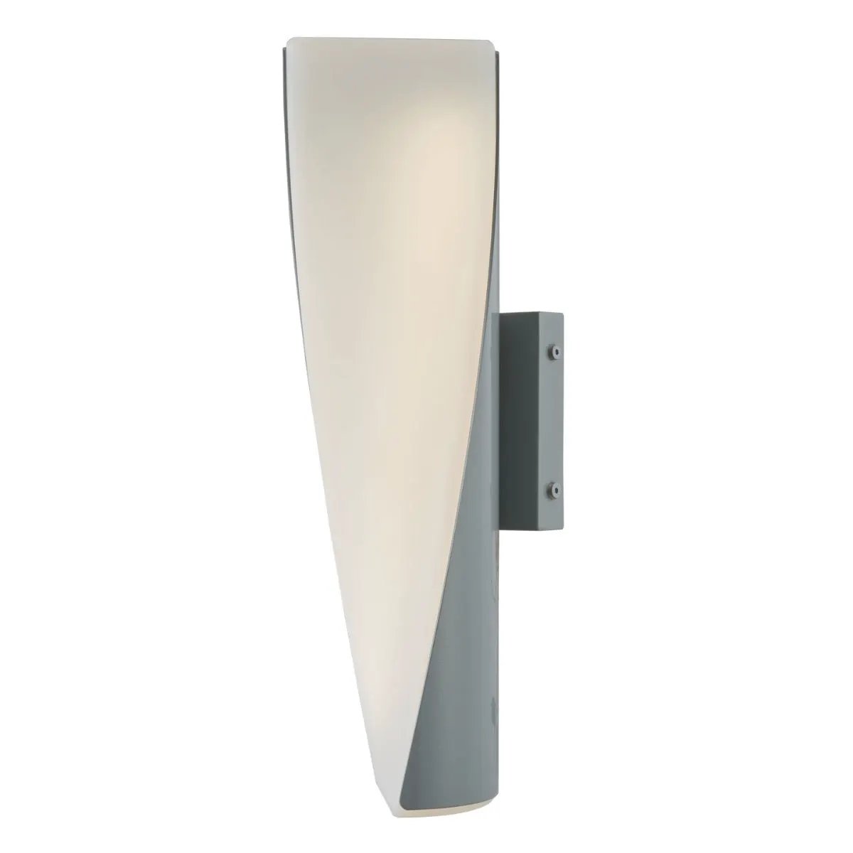 Abra Lighting Vortex 3CCT Twirled Acrylic Wet Location Wall Fixture by Abra Lighting