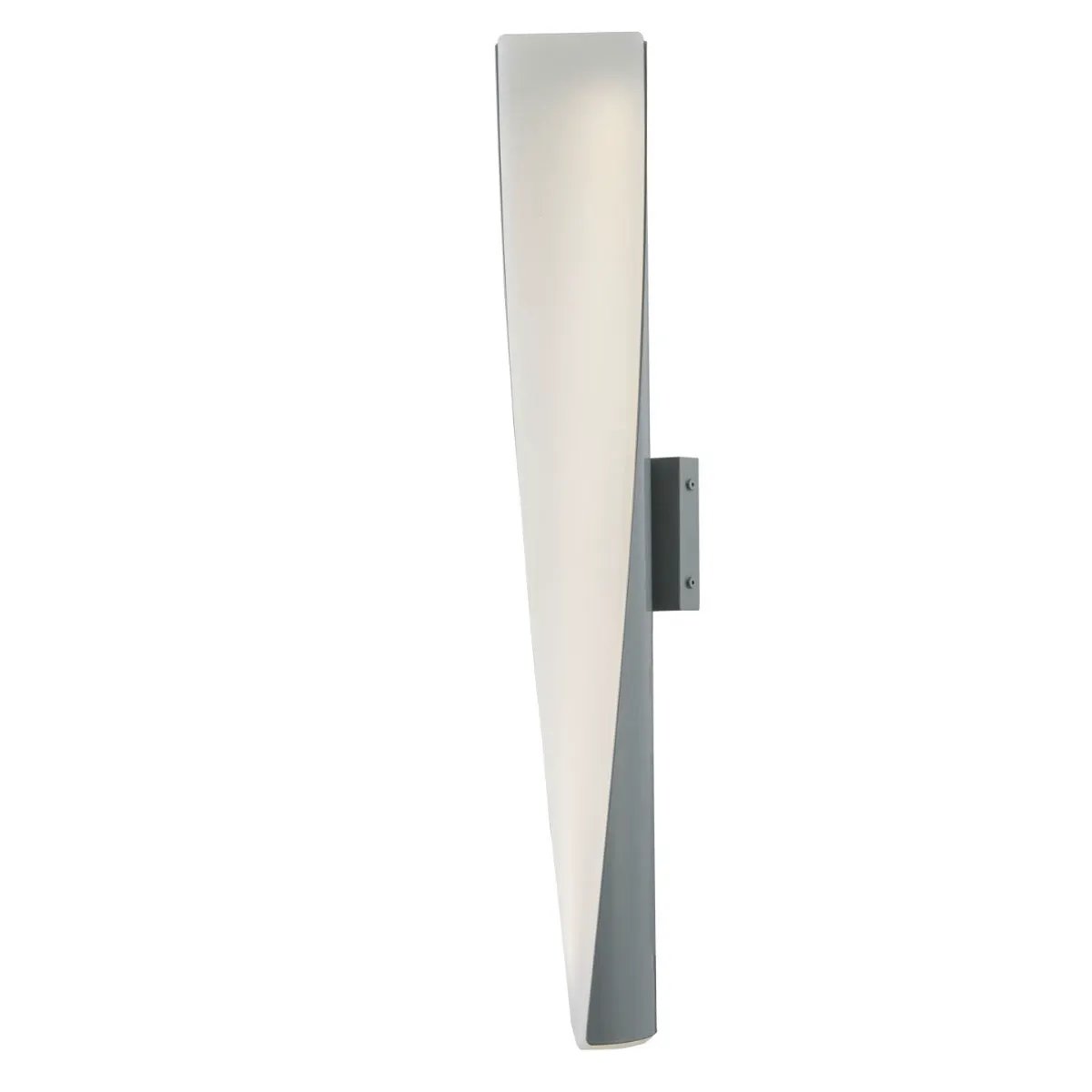 Abra Lighting Vortex 3CCT Twirled Acrylic Wet Location Wall Fixture by Abra Lighting