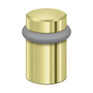 Deltana Round Universal Floor Bumper 2", Solid Brass by Deltana