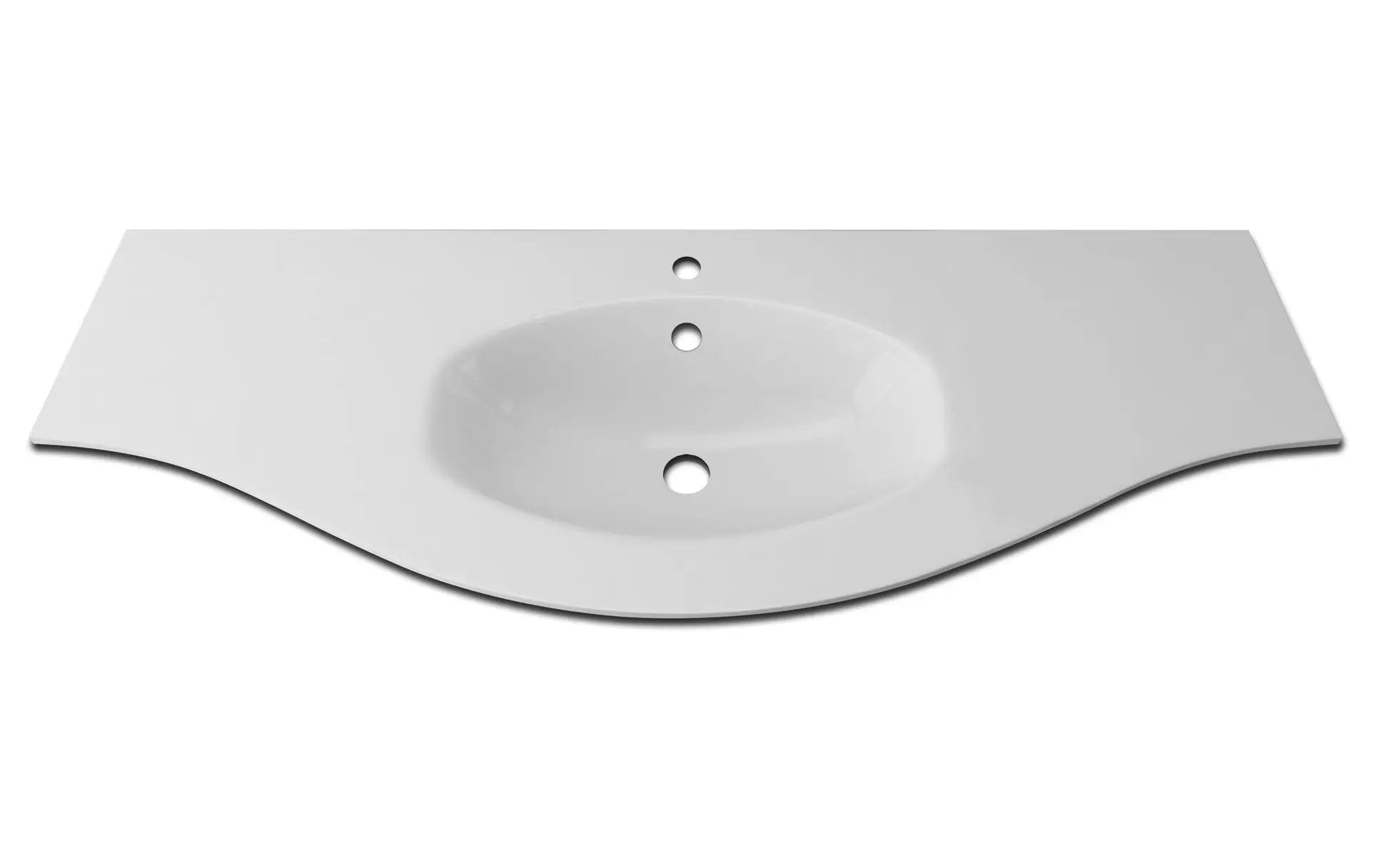 Baden Haus Olimpia Vague 54" 1Ø Central Glass Basin by Baden Haus