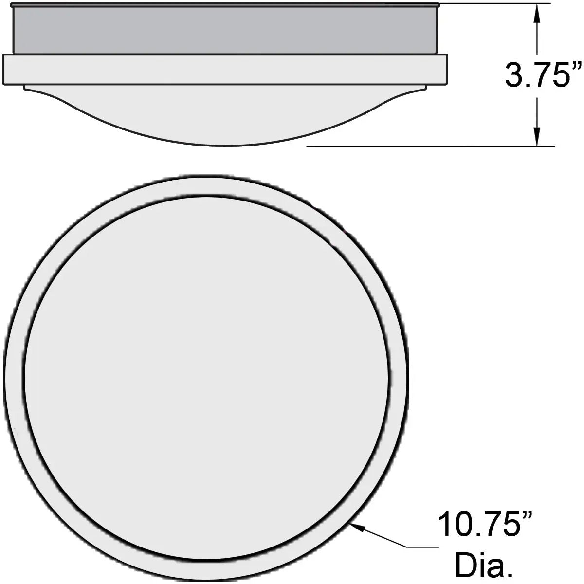 white led flush mount
