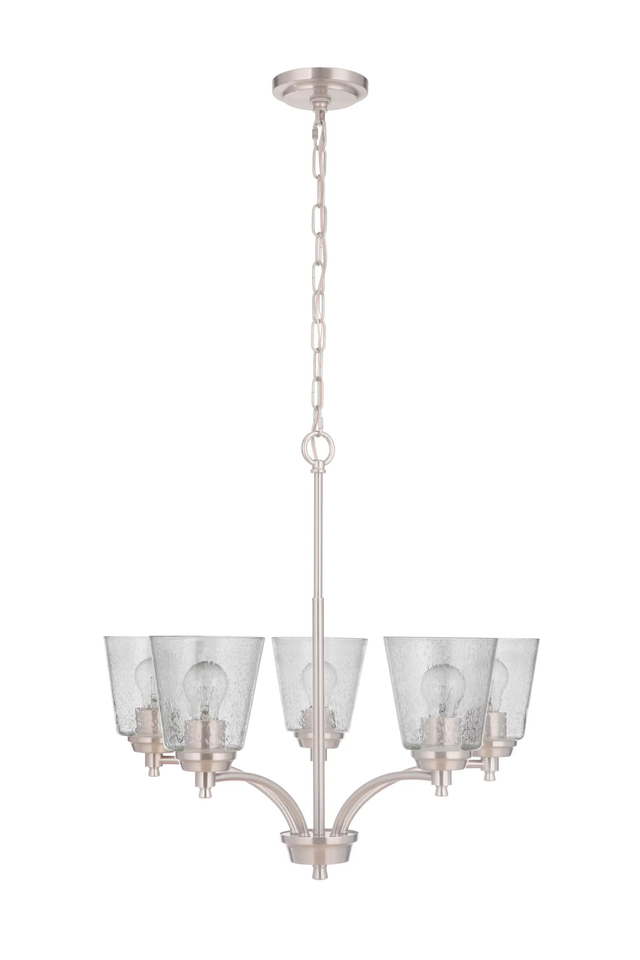 brushed polished nickel chandeliers