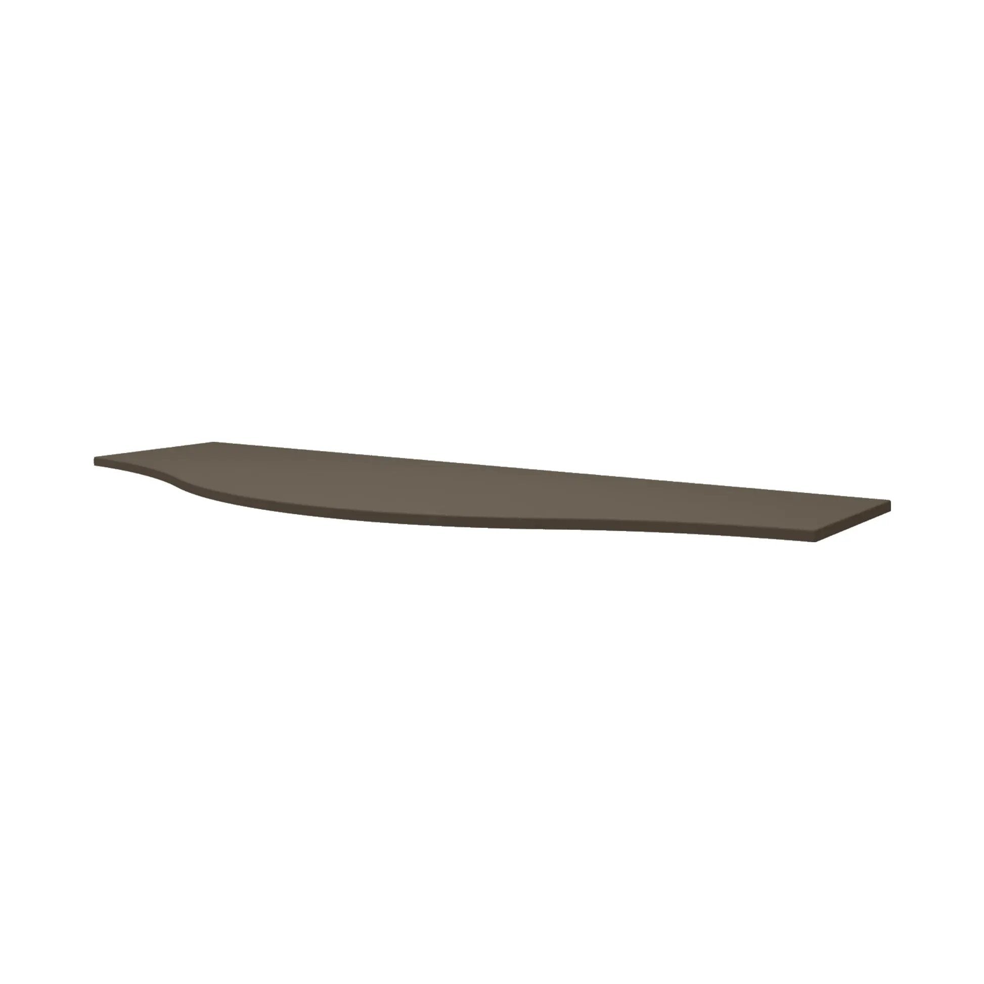taupe matte countertop