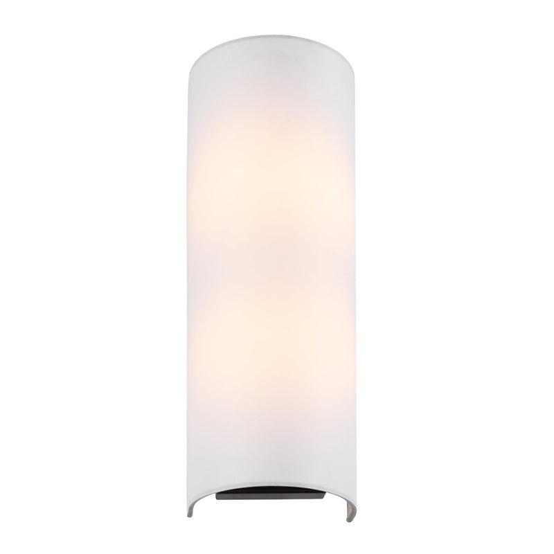 black/satin brass wall mount light