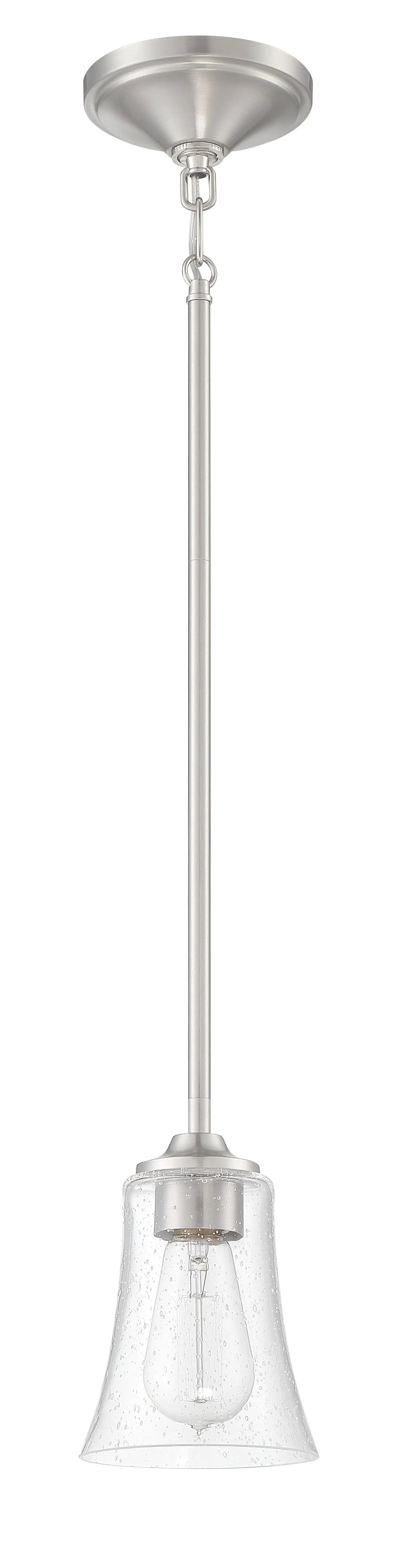 brushed polished nickel pendants