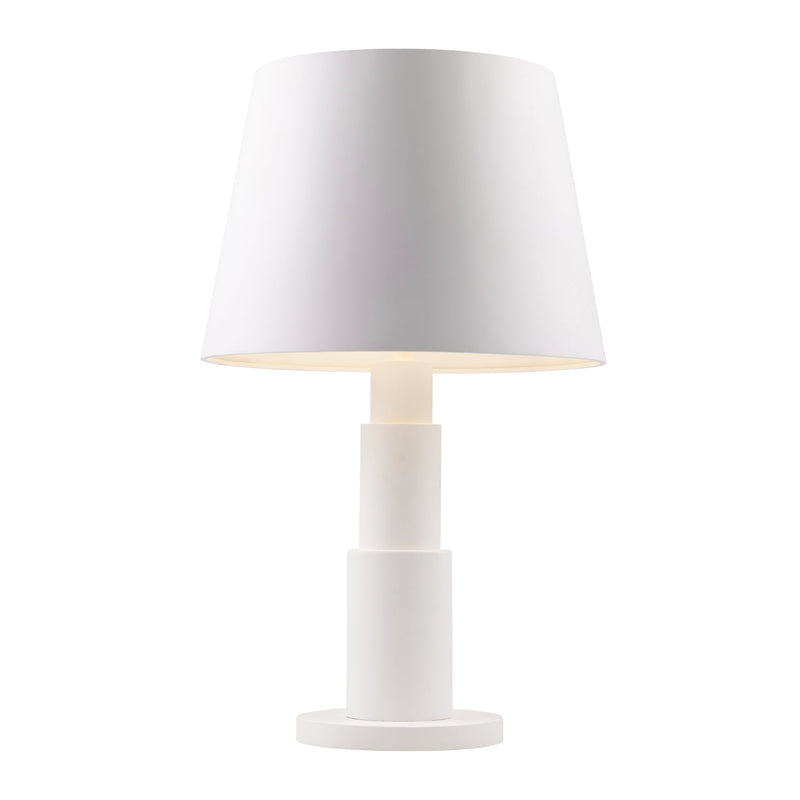 matte white table lamps