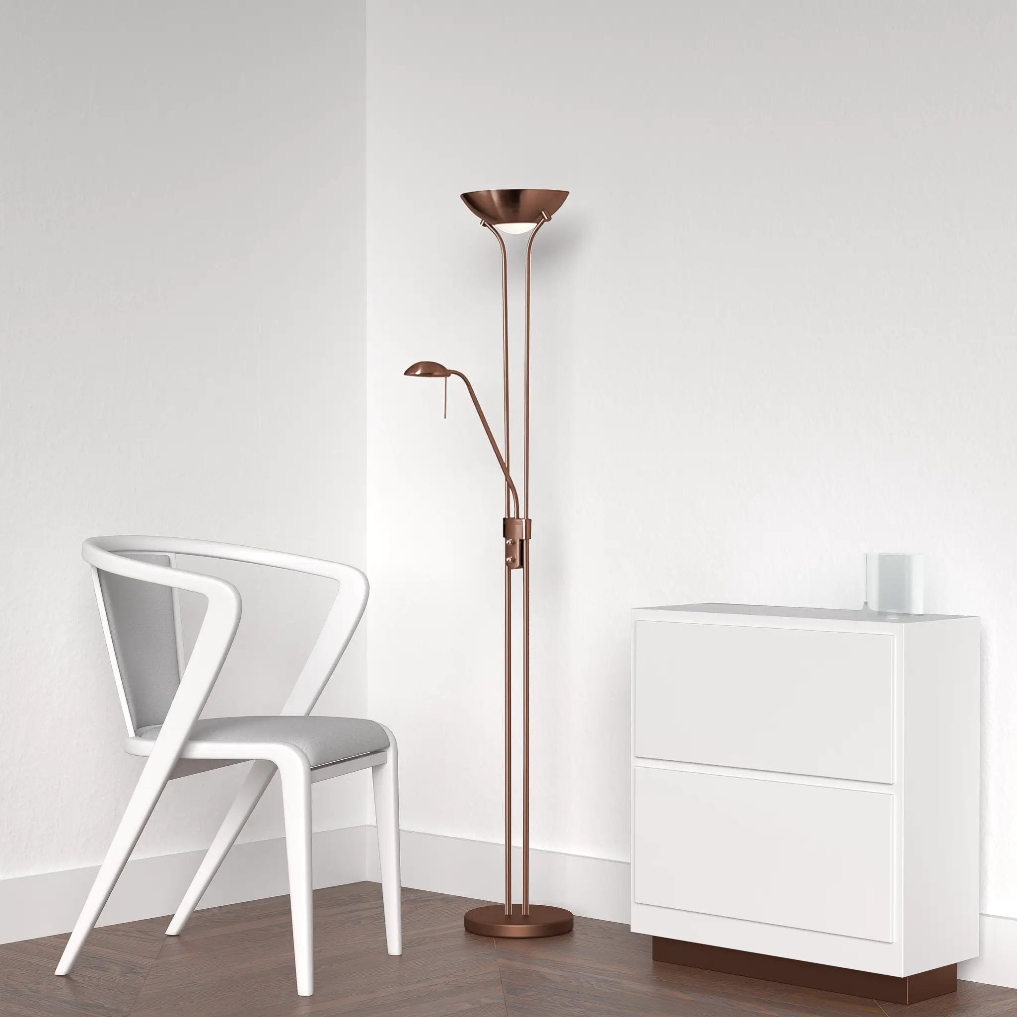 oil brushed bronze floor lamp