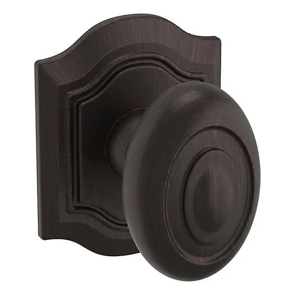 Baldwin Bethpage Knob with R027 Rose by Baldwin