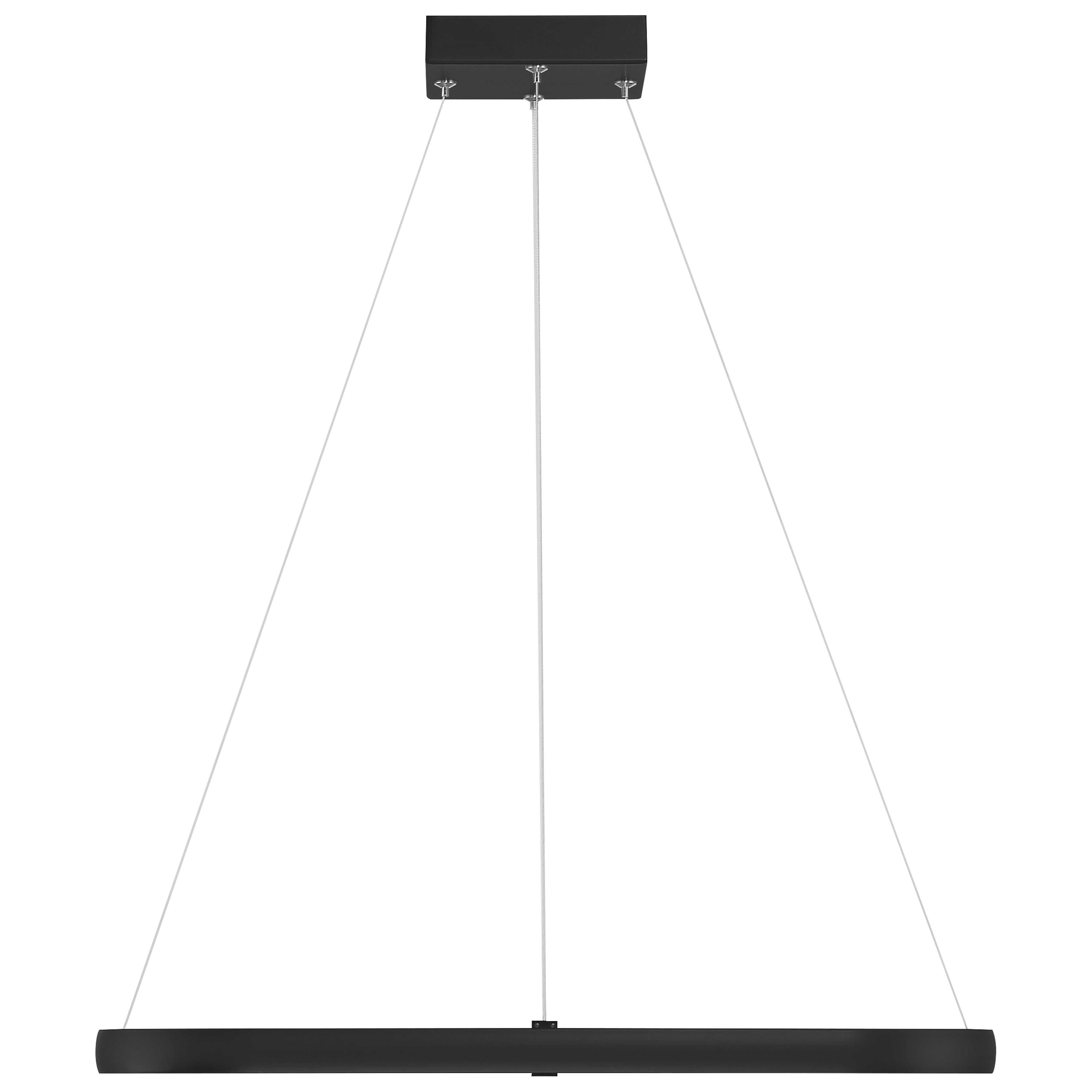 matte black dual voltage led pendant