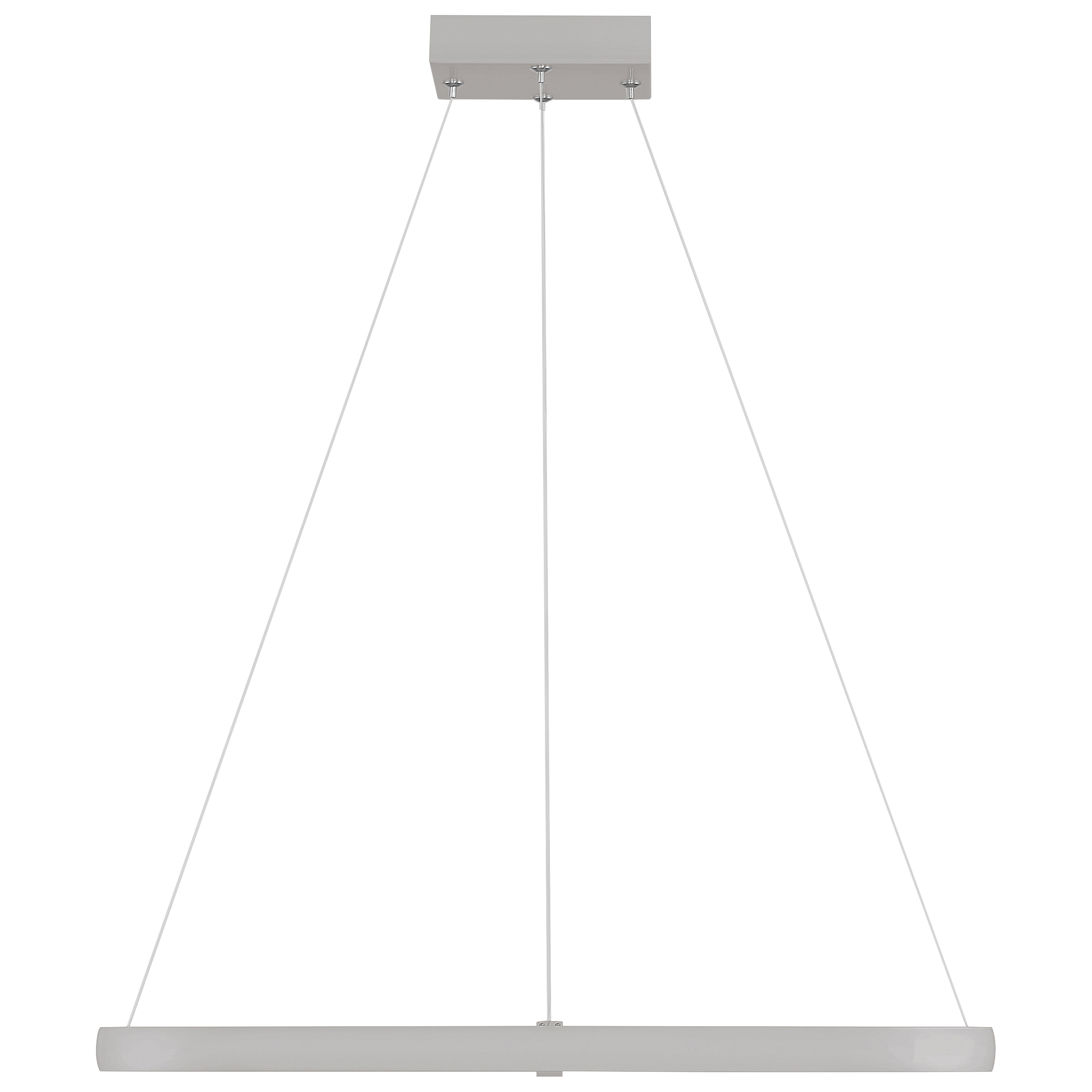 satin dual voltage led pendant