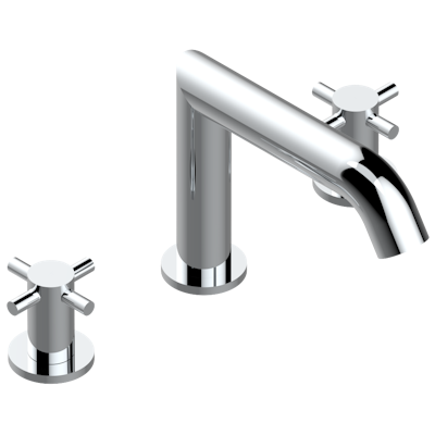 chrome polished faucet