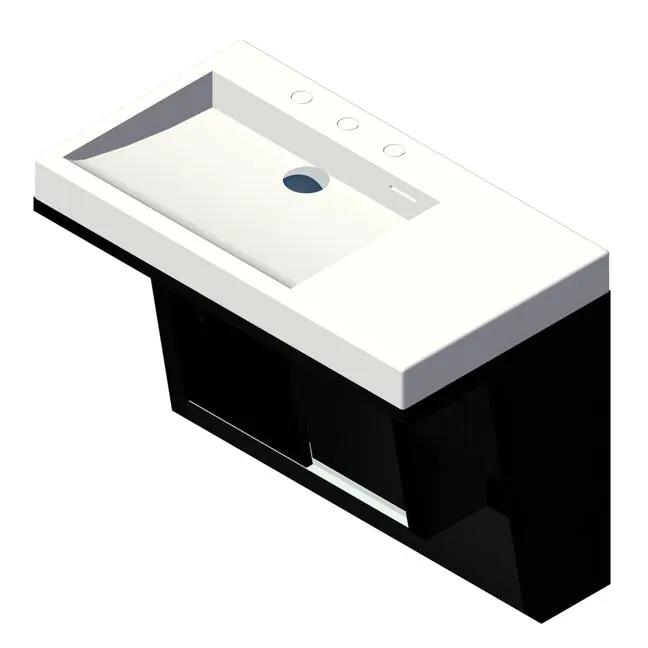 Lacava Libera 32" Wall-Mounted Under-Counter Vanity - Left by Lacava