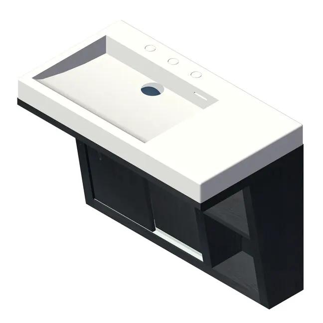 Lacava Libera 32" Wall-Mounted Under-Counter Vanity - Left by Lacava
