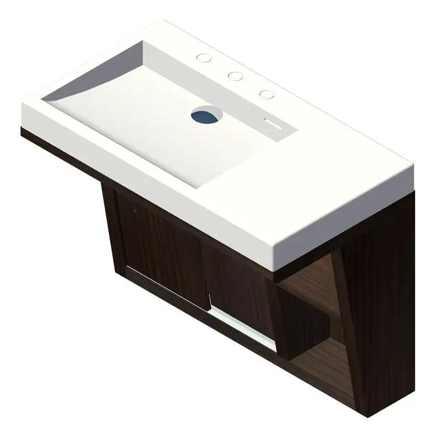 Lacava Libera 32" Wall-Mounted Under-Counter Vanity - Left by Lacava