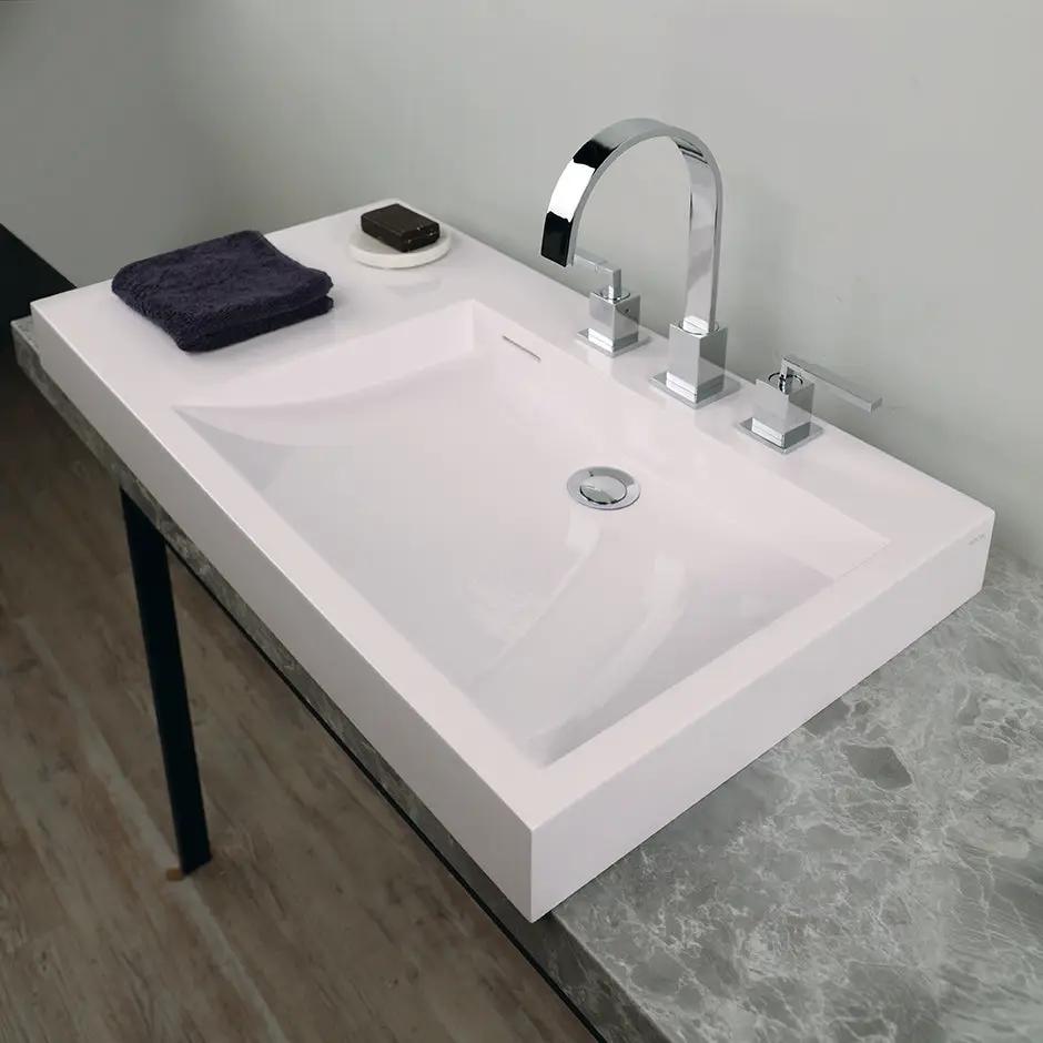 gloss white sink