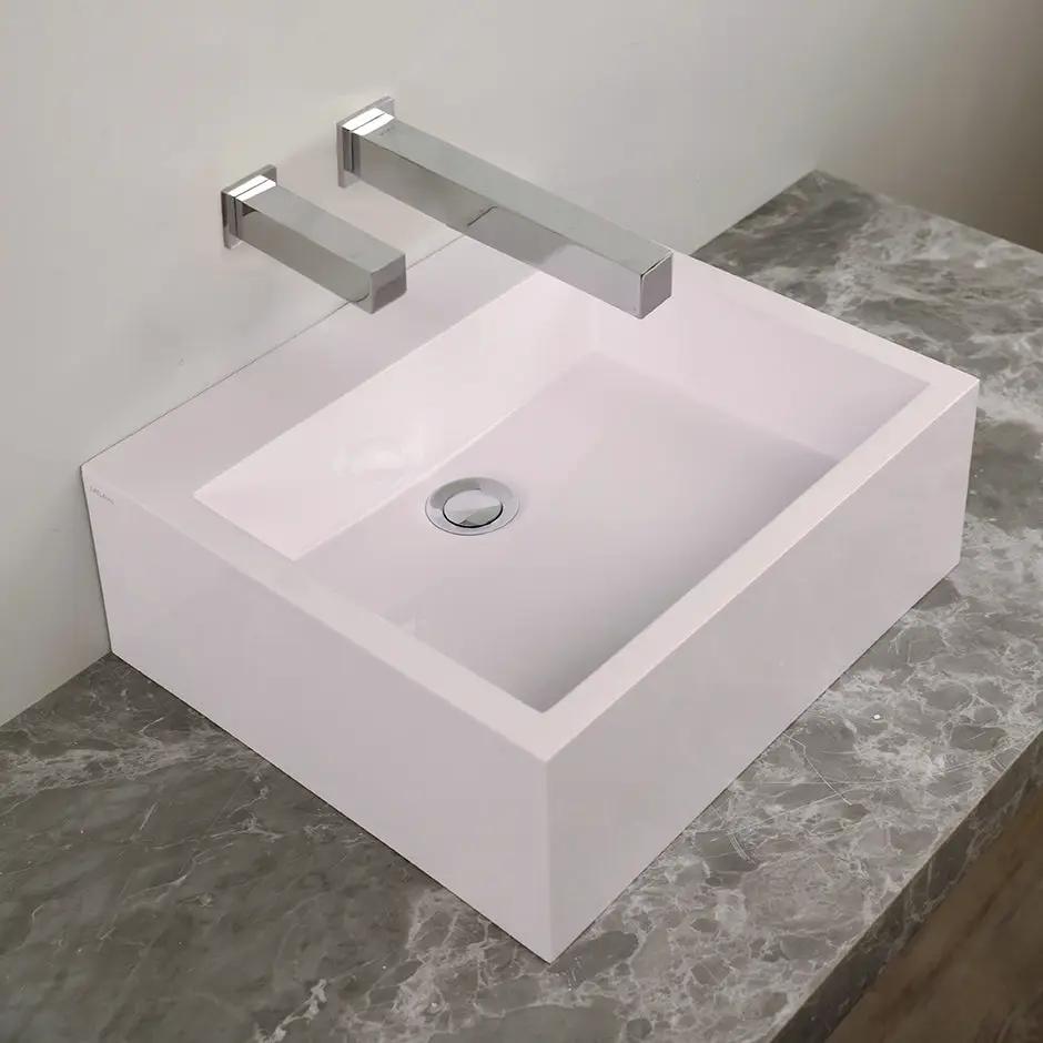 gloss white sink