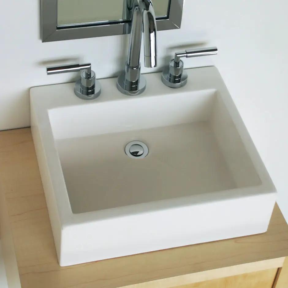 gloss white sink