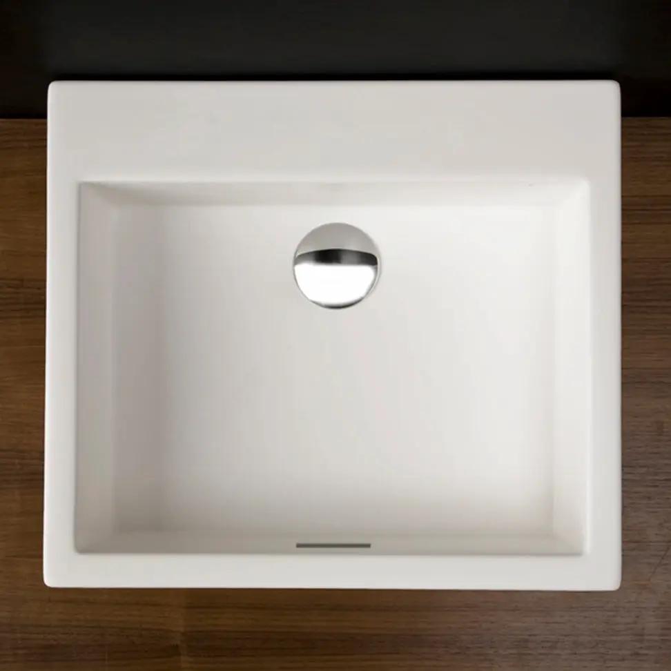 gloss white sink