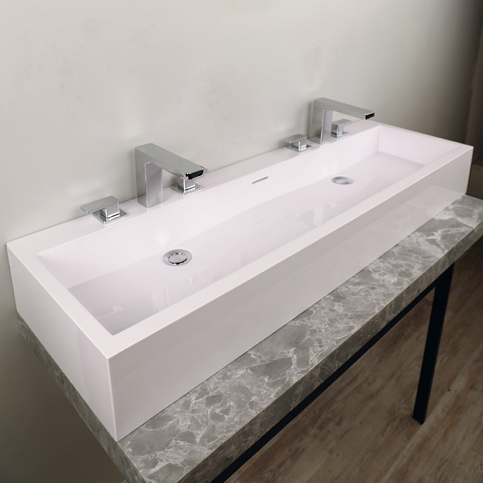 gloss white sink