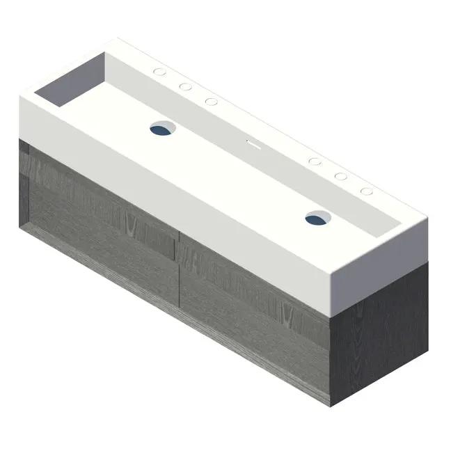 Lacava Luce 48" Wall-Mount Under-Counter Vanity by Lacava