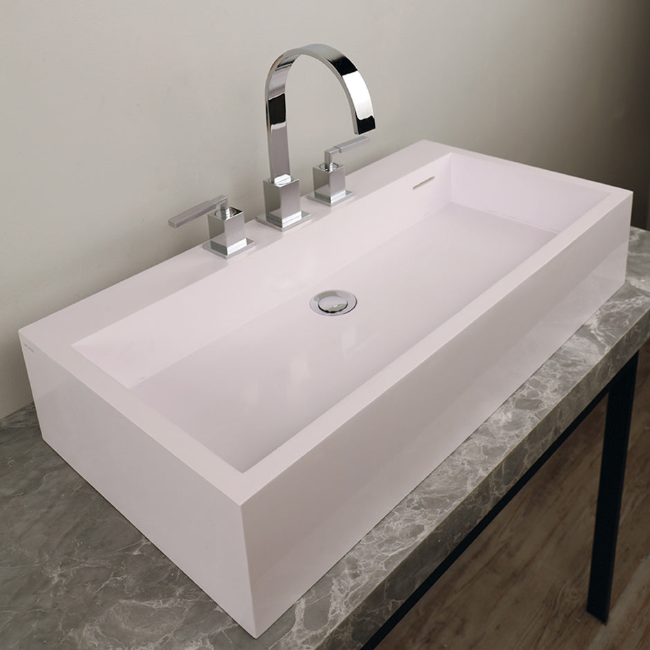 gloss white sink