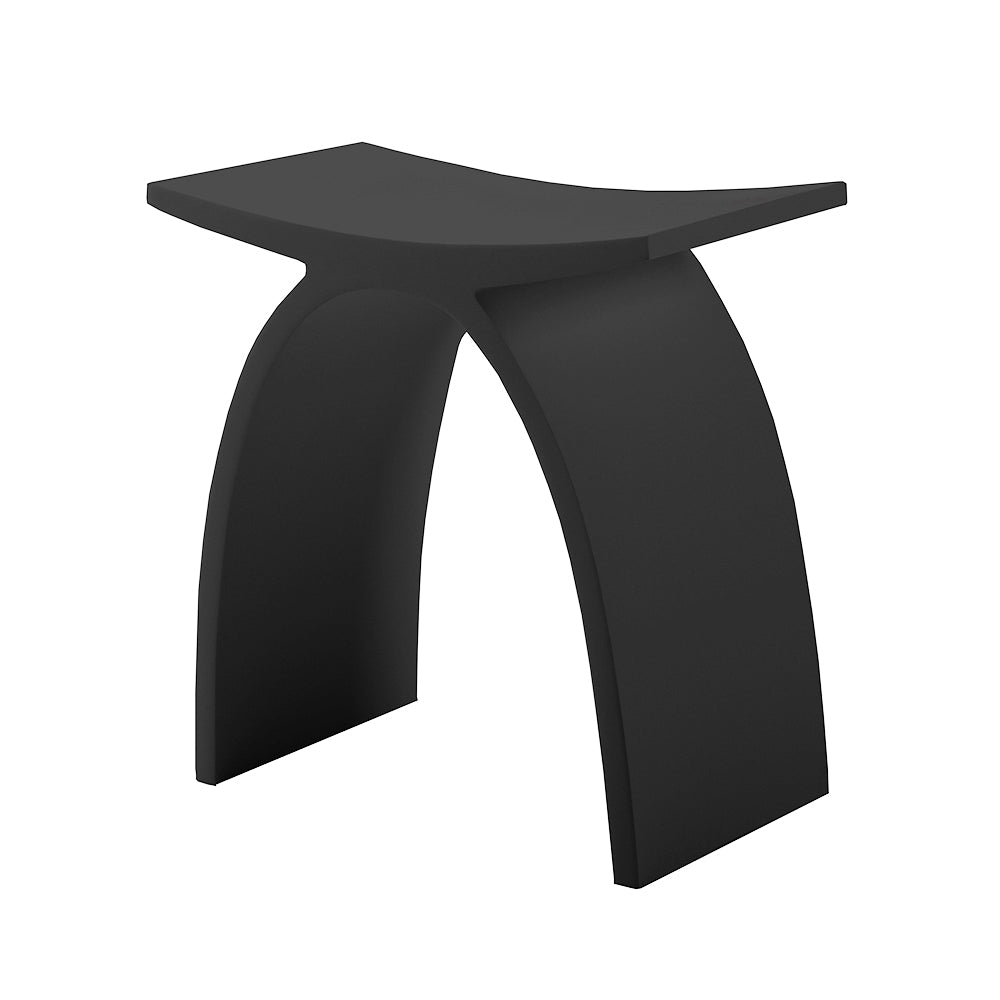 Lacava Ovale 16 7/8" Stool Made Of Solid Surface.