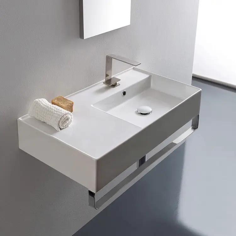 Nameeks Scarabeo Teorema 2.0 32" Rectangular Ceramic Wall Mounted Bathroom Sink - Includes Overflow by Nameeks