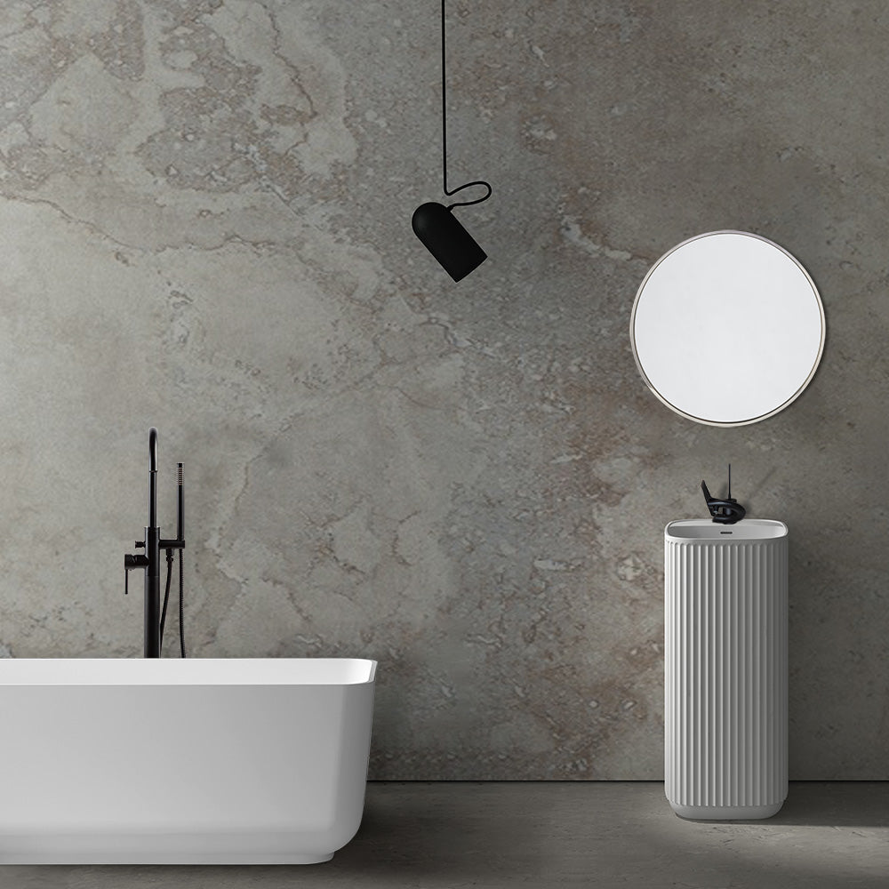 matte black tub filler