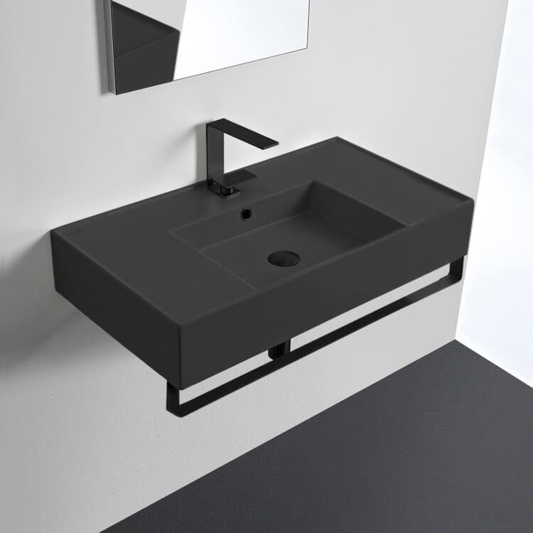 matte black bathroom sink