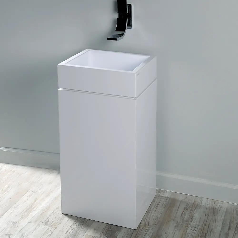 gloss white sink