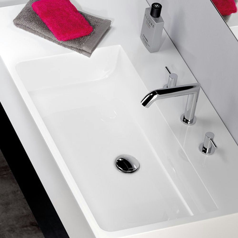 chrome polished faucet