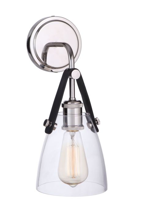 polished nickel wall sconces