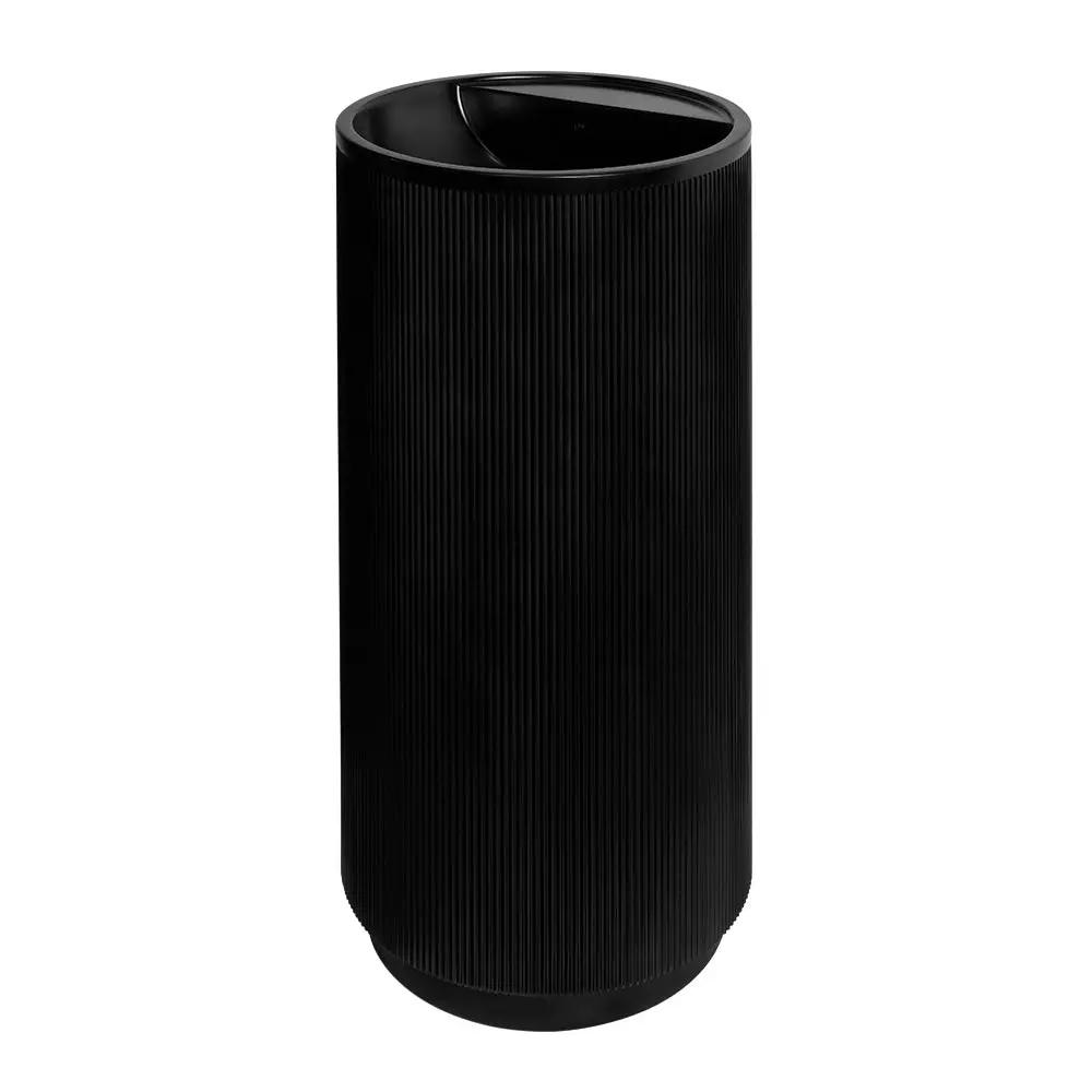 Lacava Flutti 18" Round Pedestal Sink In Fluted Style by Lacava