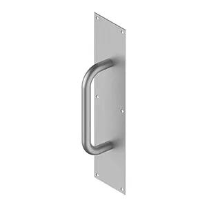 Deltana 4" x 16" Pull Plate with Handle by Deltana