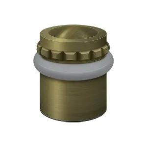 Deltana Round Universal Floor Bumper Pattern Cap 1-5/8", Solid Brass by Deltana