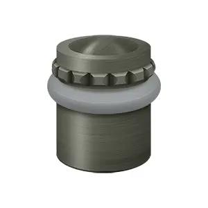Deltana Round Universal Floor Bumper Pattern Cap 1-5/8", Solid Brass by Deltana