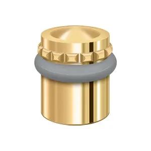 Deltana Round Universal Floor Bumper Pattern Cap 1-5/8", Solid Brass by Deltana