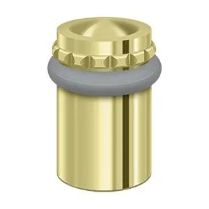 Deltana Round Universal Floor Bumper Pattern Cap 2-1/8", Solid Brass by Deltana
