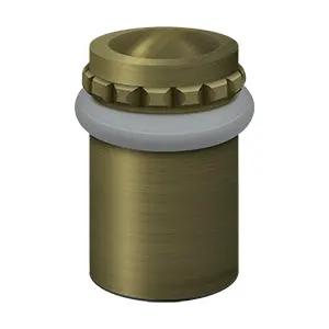 Deltana Round Universal Floor Bumper Pattern Cap 2-1/8", Solid Brass by Deltana