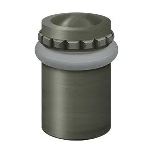 Deltana Round Universal Floor Bumper Pattern Cap 2-1/8", Solid Brass by Deltana
