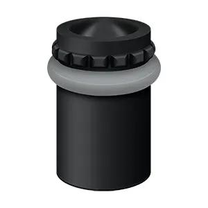 Deltana Round Universal Floor Bumper Pattern Cap 2-1/8", Solid Brass by Deltana