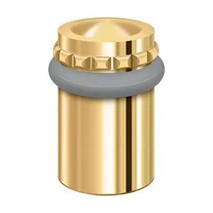 Deltana Round Universal Floor Bumper Pattern Cap 2-1/8", Solid Brass by Deltana
