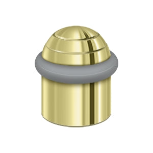 Deltana Round Universal Floor Bumper Dome Cap 1-5/8", Solid Brass by Deltana