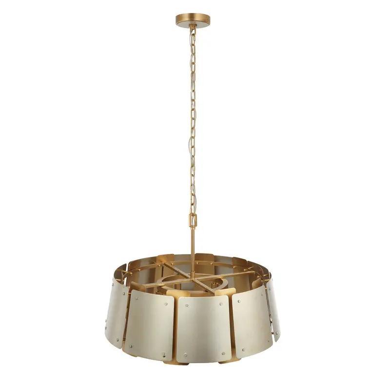 sunwashed silver/brushed sienna pendant light