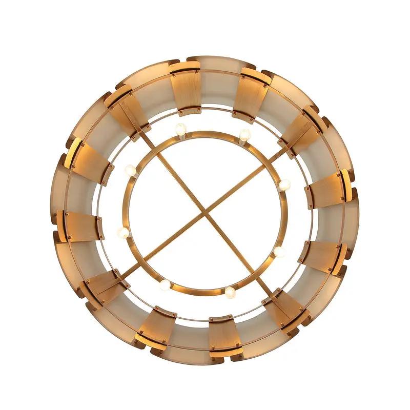 sunwashed silver/brushed sienna pendant light