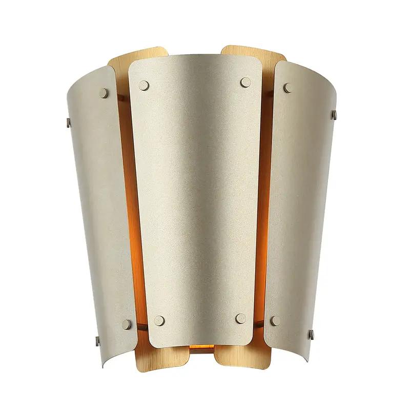 sunwashed silver/brushed sienna wall mount light