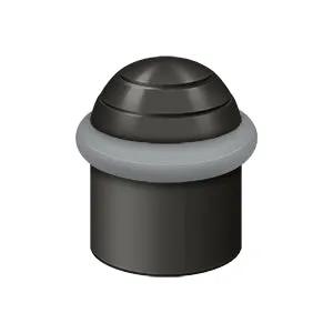 Deltana Round Universal Floor Bumper Dome Cap 1-5/8", Solid Brass by Deltana